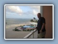 From our room balcony when we first arrived in Grand Cayman. This is our 10th anniversary celebration vacation.