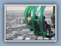 Top of the Stratosphere (or should I say, over the edge of the Stratosphere over 100 stories up). Only Briana dared to do this ride.