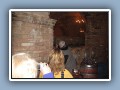 Barrel tasting in the huge cellar/caves.
